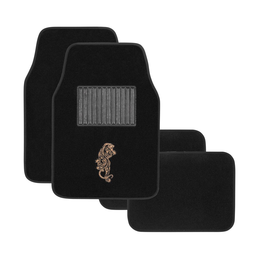 SCA Tiger Carpet Floor Mats Bronze/Black, , scaau_hi-res