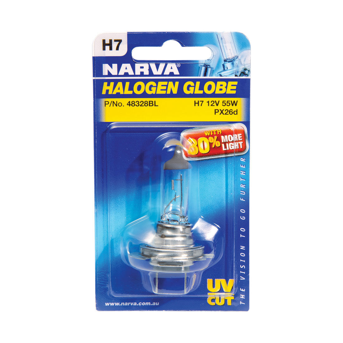 Narva Headlight Globe - H7, 12V 55W, 48328BL, , scaau_hi-res