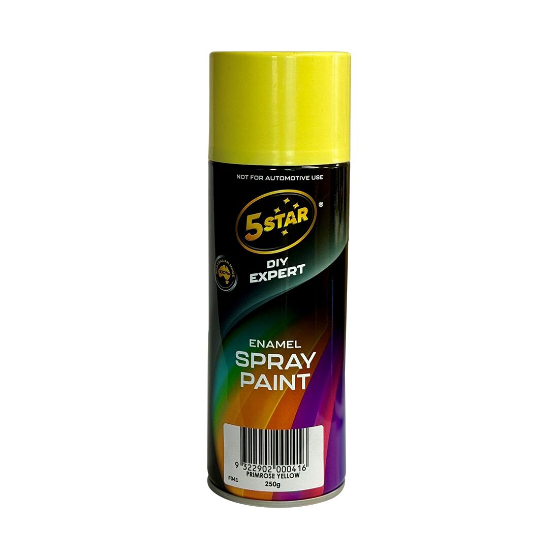5 Star Enamel Spray Paint Primrose Yellow 250g, , scaau_hi-res