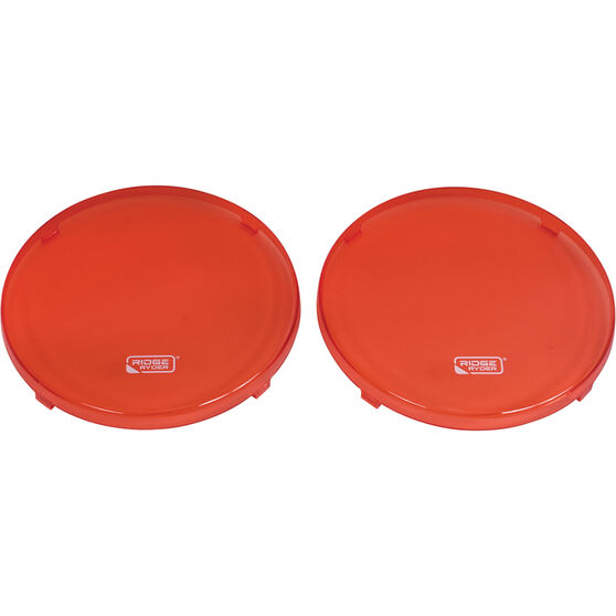 Ridge Ryder Driving Light Red Lens Cover Suits 180mm, , scaau_hi-res