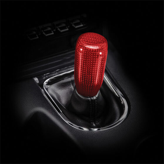 TypeS Red Carbon Fibre Gear Knob Supercheap Auto