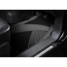 Armor All Combination Car Floor Mats Carpet/PVC Black Set of 4, , scaau_hi-res