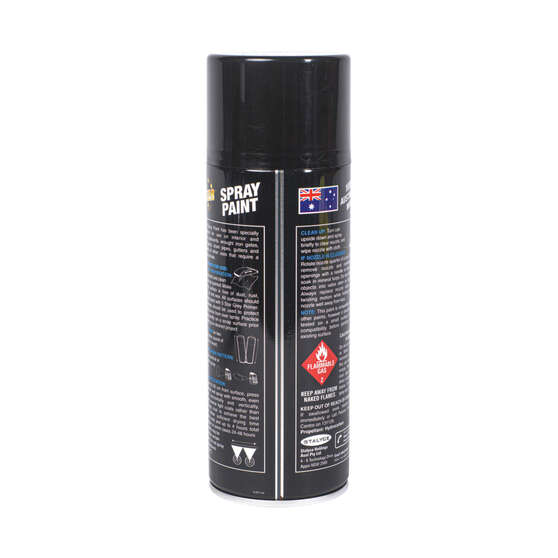 5 Star Enamel Spray Paint Gloss Black 250g, , scaau_hi-res