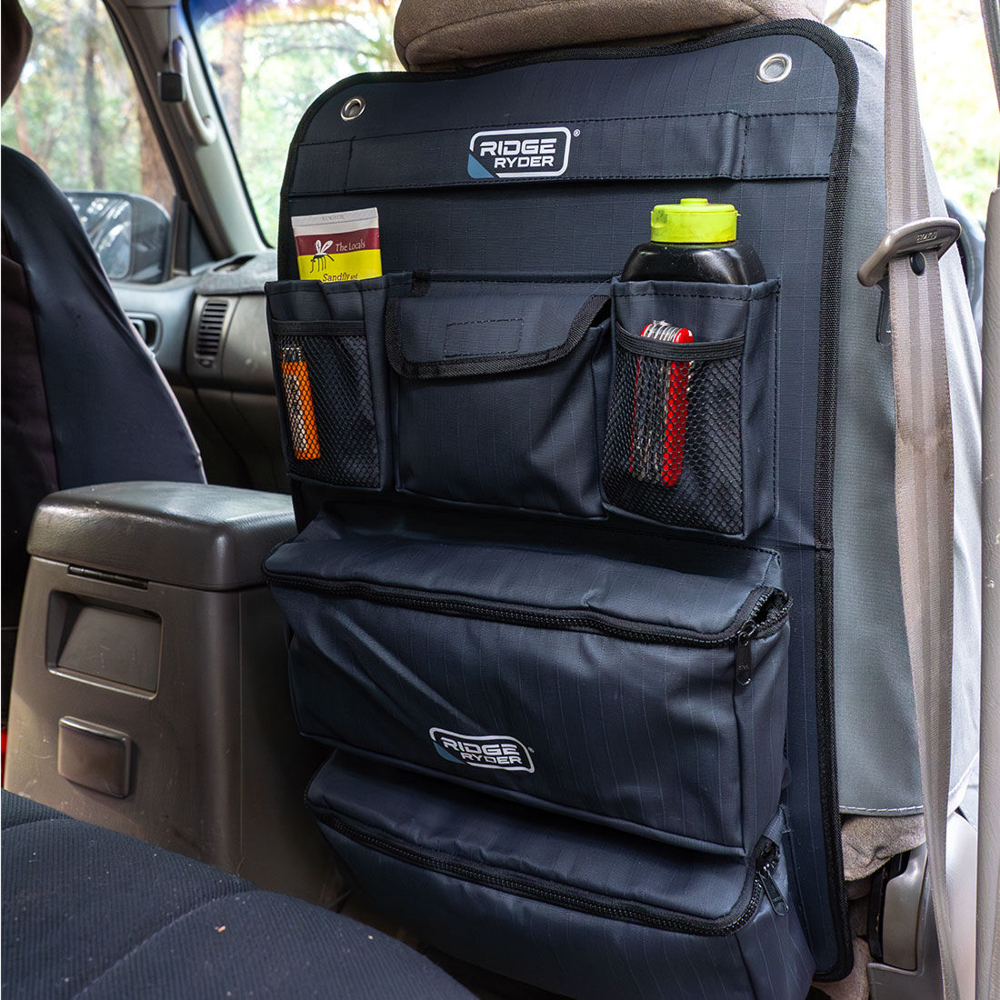 Ridge Ryder Backseat Camping Organiser Charcoal Supercheap Auto
