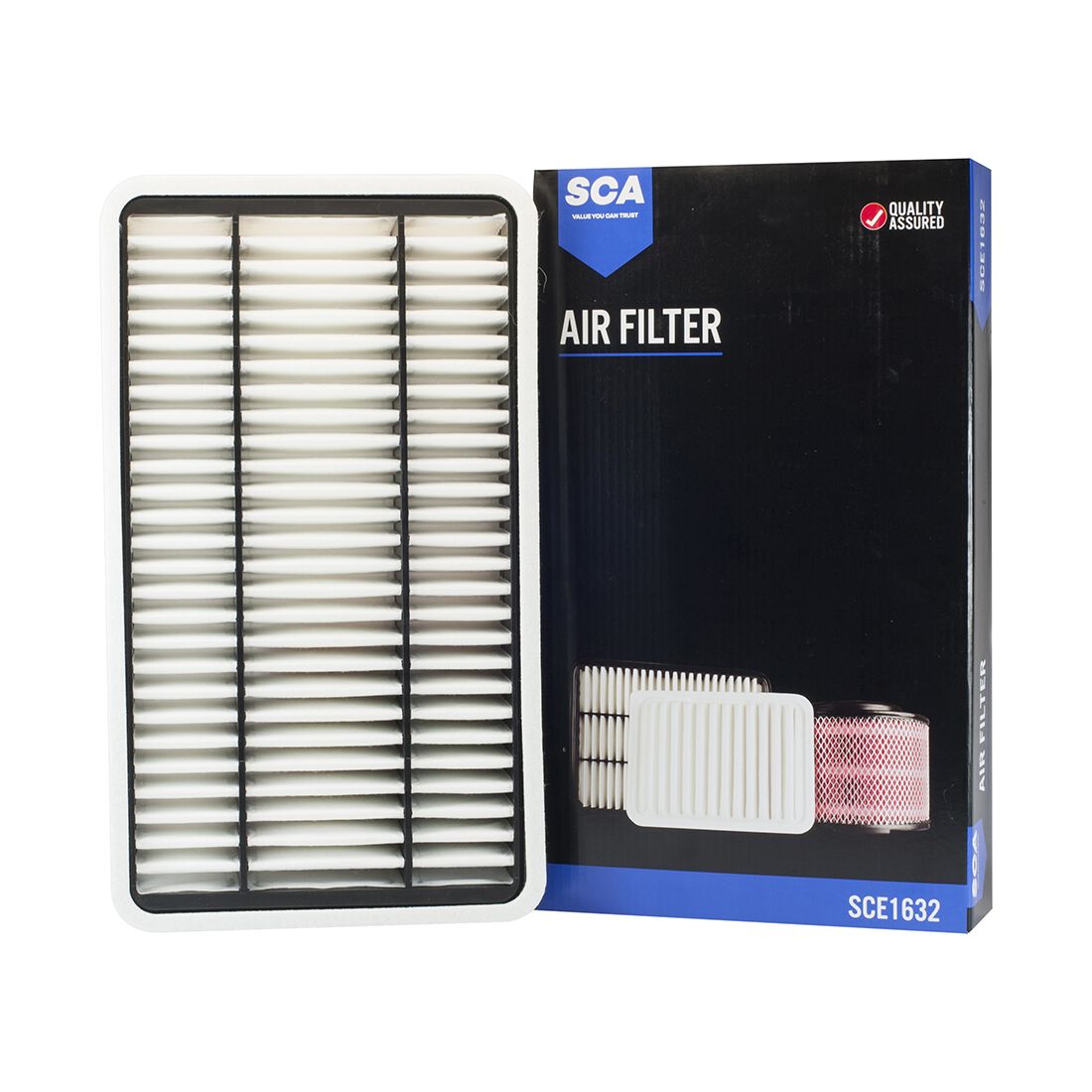 SCA Air Filter SCE1632 (Interchangeable with A1632), , scaau_hi-res