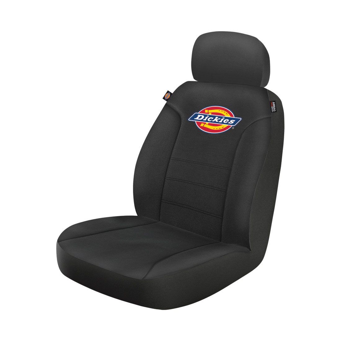 Dickies Repreve Polyester OG Logo Seat Covers Black Adjustable Headrests Airbag Compatible, , scaau_hi-res