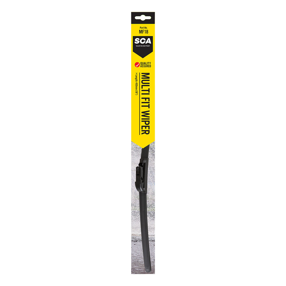 SCA MultiFit Wiper Blade 455mm (18") Single MF18 Supercheap Auto