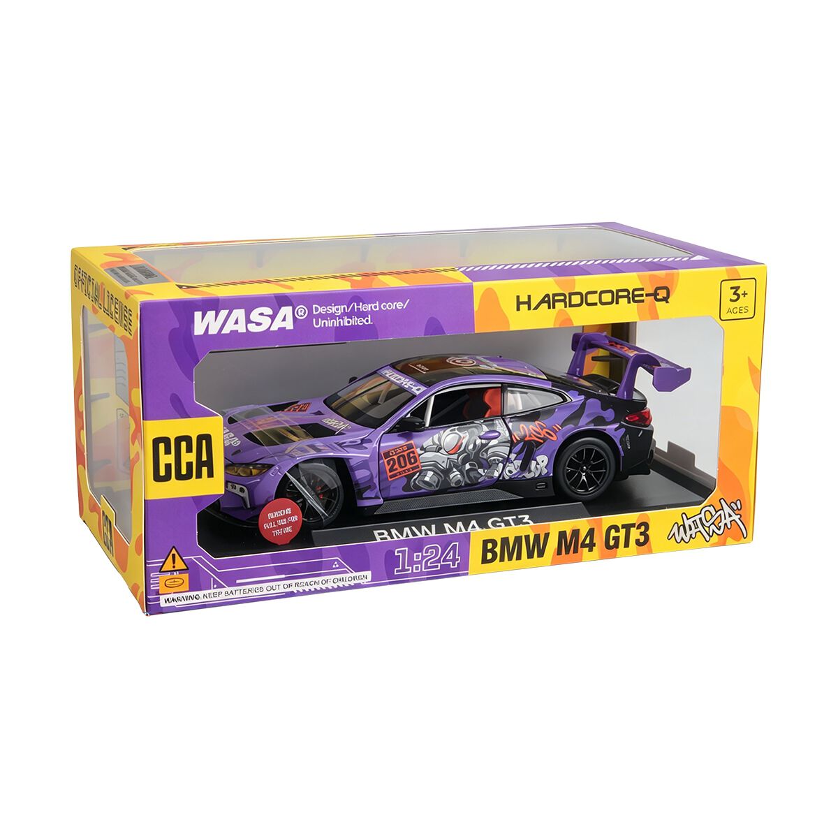 Die Cast WASA 1:24 BMW M4 GT3 - Purple, , scaau_hi-res