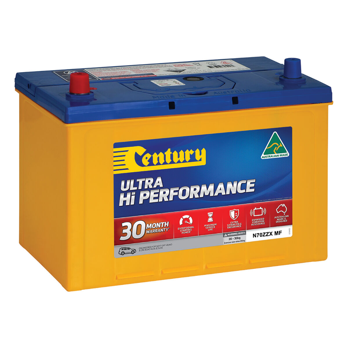 Century Ultra Hi Performance 4WD Battery N70ZZX MF, , scaau_hi-res