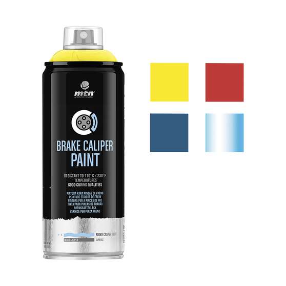 MTN Pro Yellow Brake Caliper Spray Paint 400mL, , scaau_hi-res