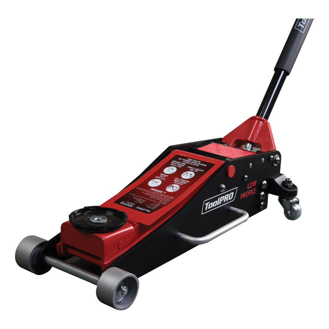 ToolPRO Hybrid Aluminium/Steel Trolley Jack 2000kg, , scaau_hi-res