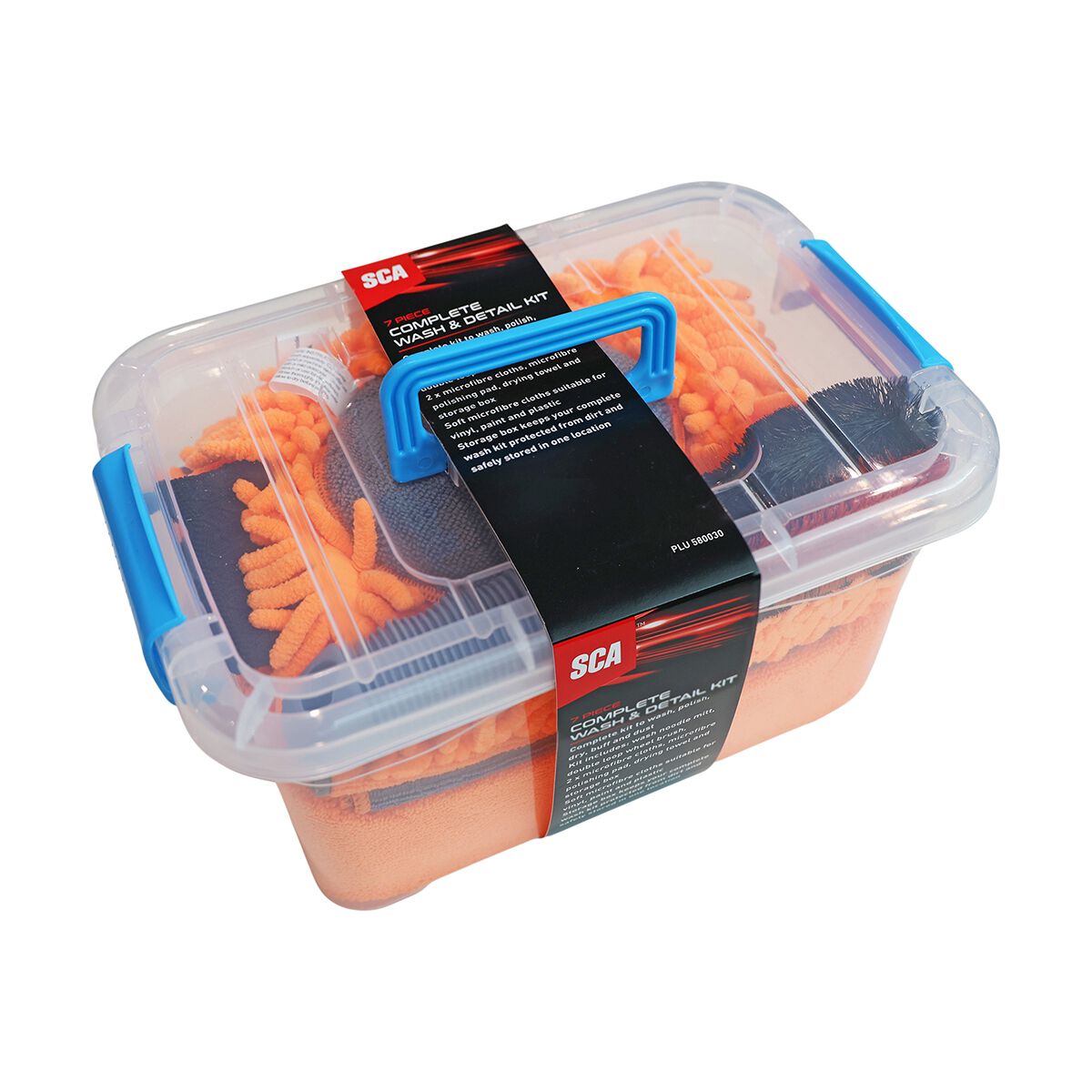 SCA Complete Microfibre Wash & Detail Kit 7 Piece, , scaau_hi-res