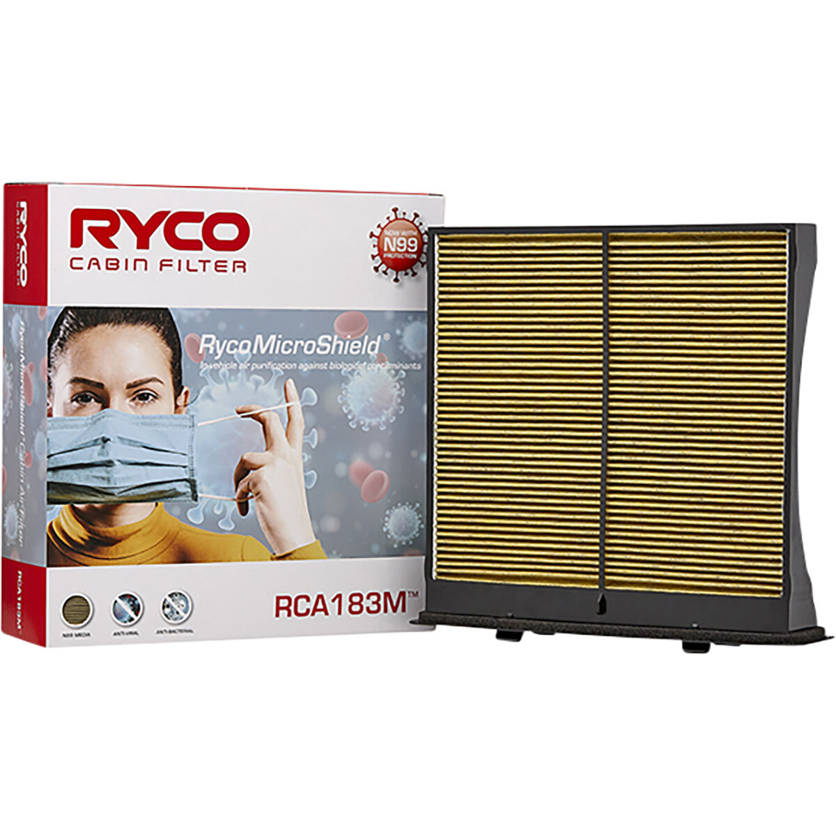RCA173MS Ryco Cabin Air Microshield Filter 