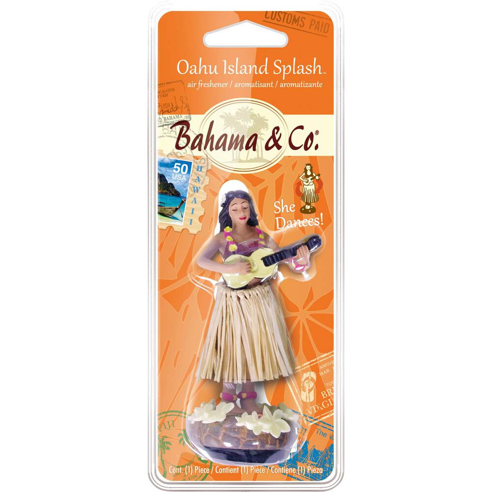 Bahama & Co Hula Girl Air Freshener Oahu Island Splash Supercheap Auto