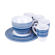 Campfire Melamine Nautical Set 16 Piece, , scaau_hi-res