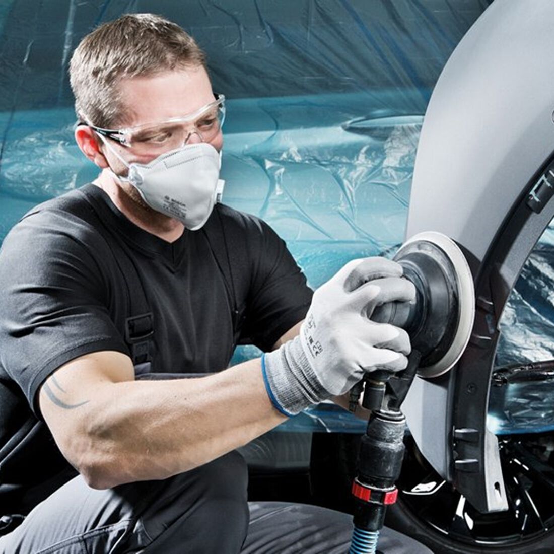 SIA Abrasives 150mm Premium Wet & Dry Sanding Disc, 1950 Series, 8 Hole, 1500 Grit, 5 Pack, , scaau_hi-res