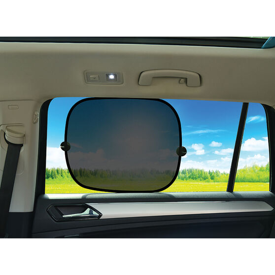 SCA Window Shade Side, Square, Black, 36x44cm, Pair Supercheap Auto