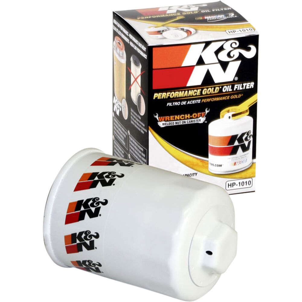 K&N Wrench Off Performance Gold Oil Filter HP1010 (Interchangeable