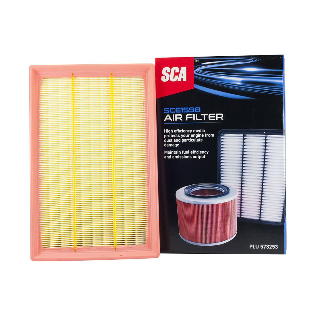 SCA Air Filter SCE1598 (Interchangeable with A1598), , scaau_hi-res