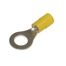 Tridon Electrical Terminals - Ring (Eye), Yellow, 8.4mm, 50 Pack, , scaau_hi-res
