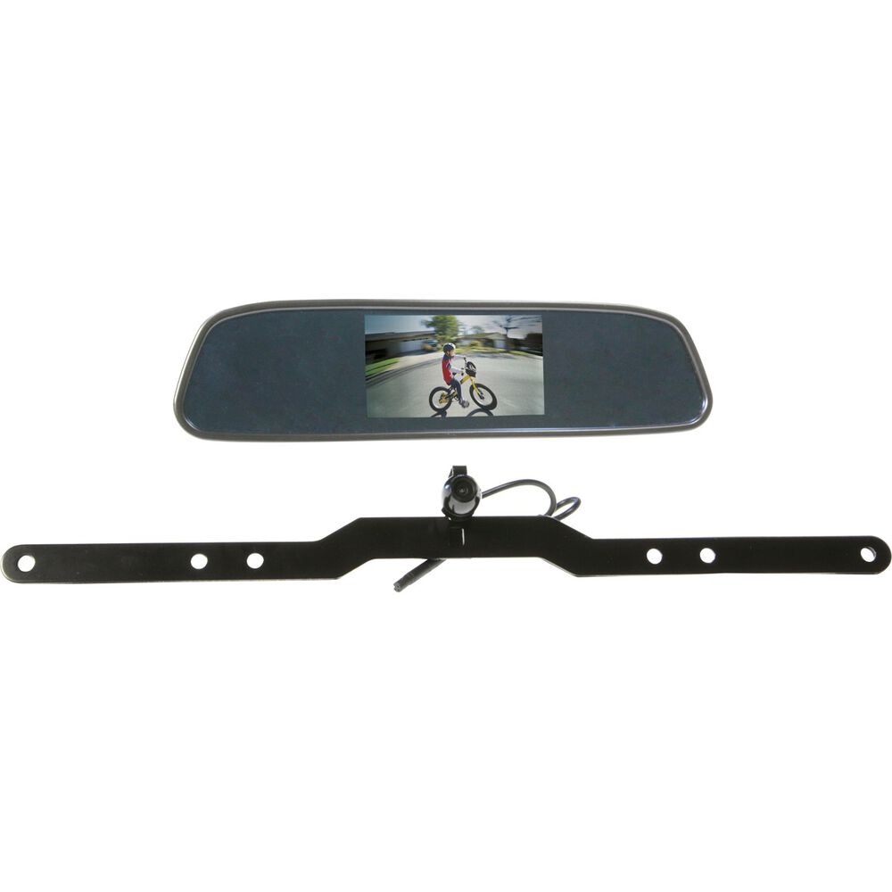 Gator Rear View Mirror and Camera Kit Wired, 4.3inch, GRV43MDT Supercheap Auto