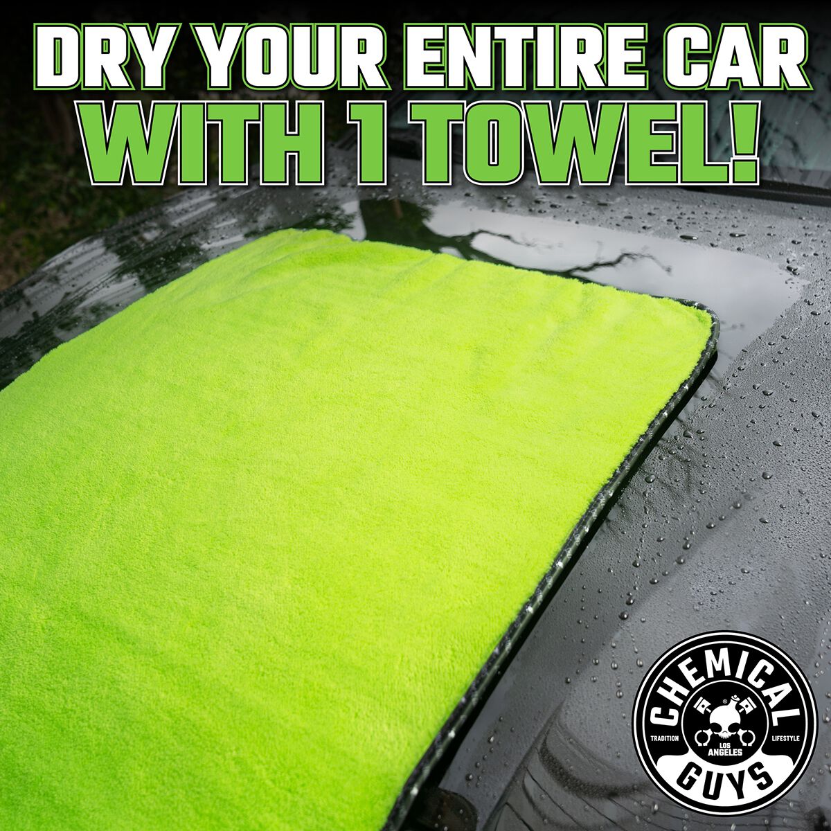 Chemical Guys Speed Mammoth Drying Towel 760 x 635mm, , scaau_hi-res