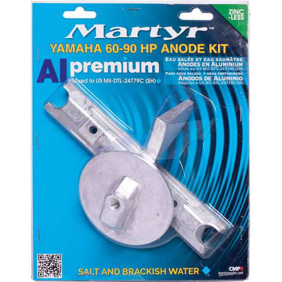Martyr Alloy Outboard Anode Kit - CMY6090KITA, , scaau_hi-res