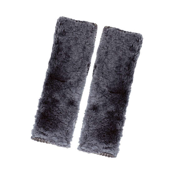 CLOUDLUX Seat Belt Buddies Sheepskin Charcoal Pair, , scaau_hi-res