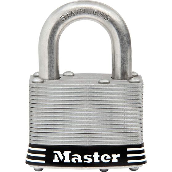 Master Lock Stainless Steel Padlock - 51mm, , scaau_hi-res