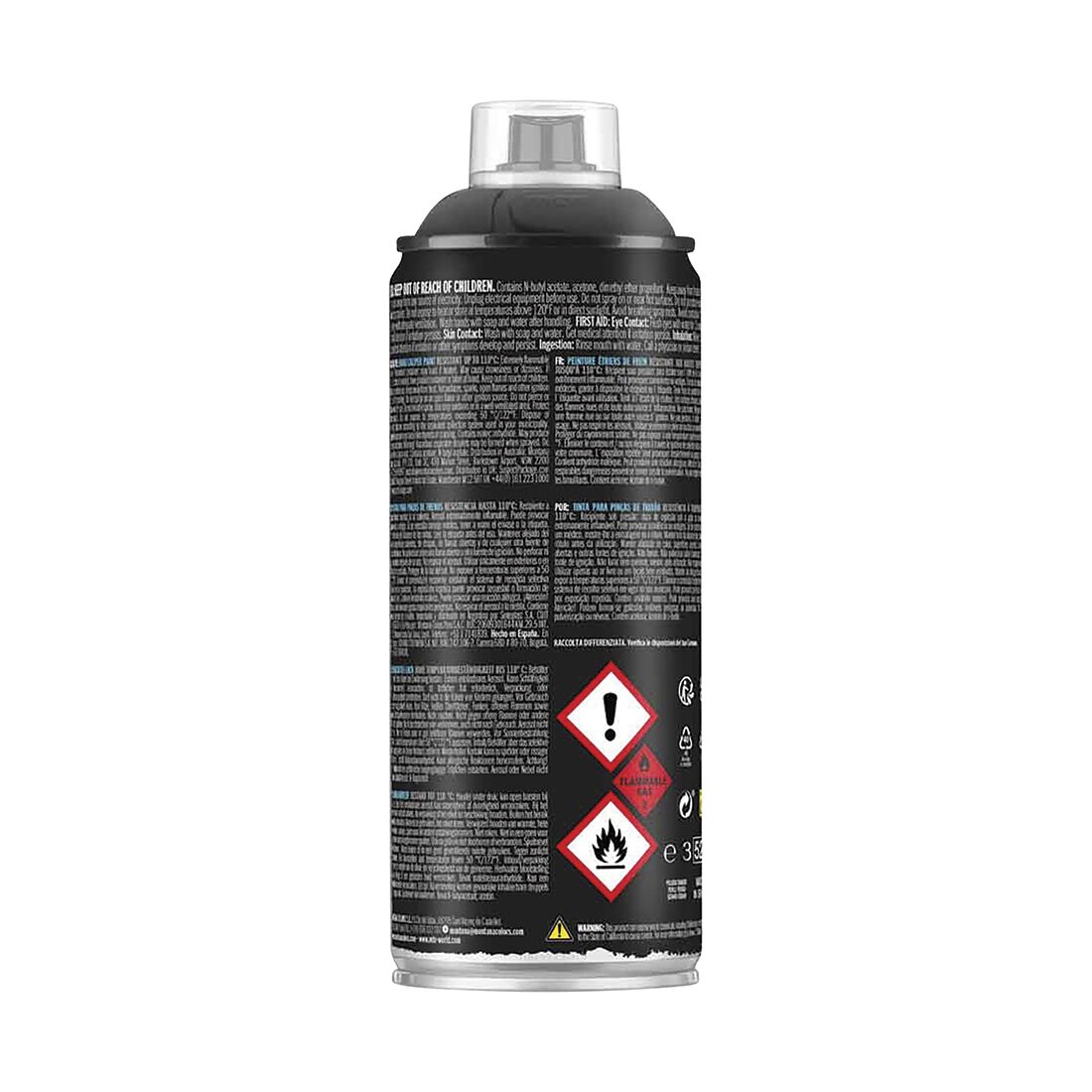 MTN PRO Caliper Paint Black Satin 400ml Spray Paint, , scaau_hi-res