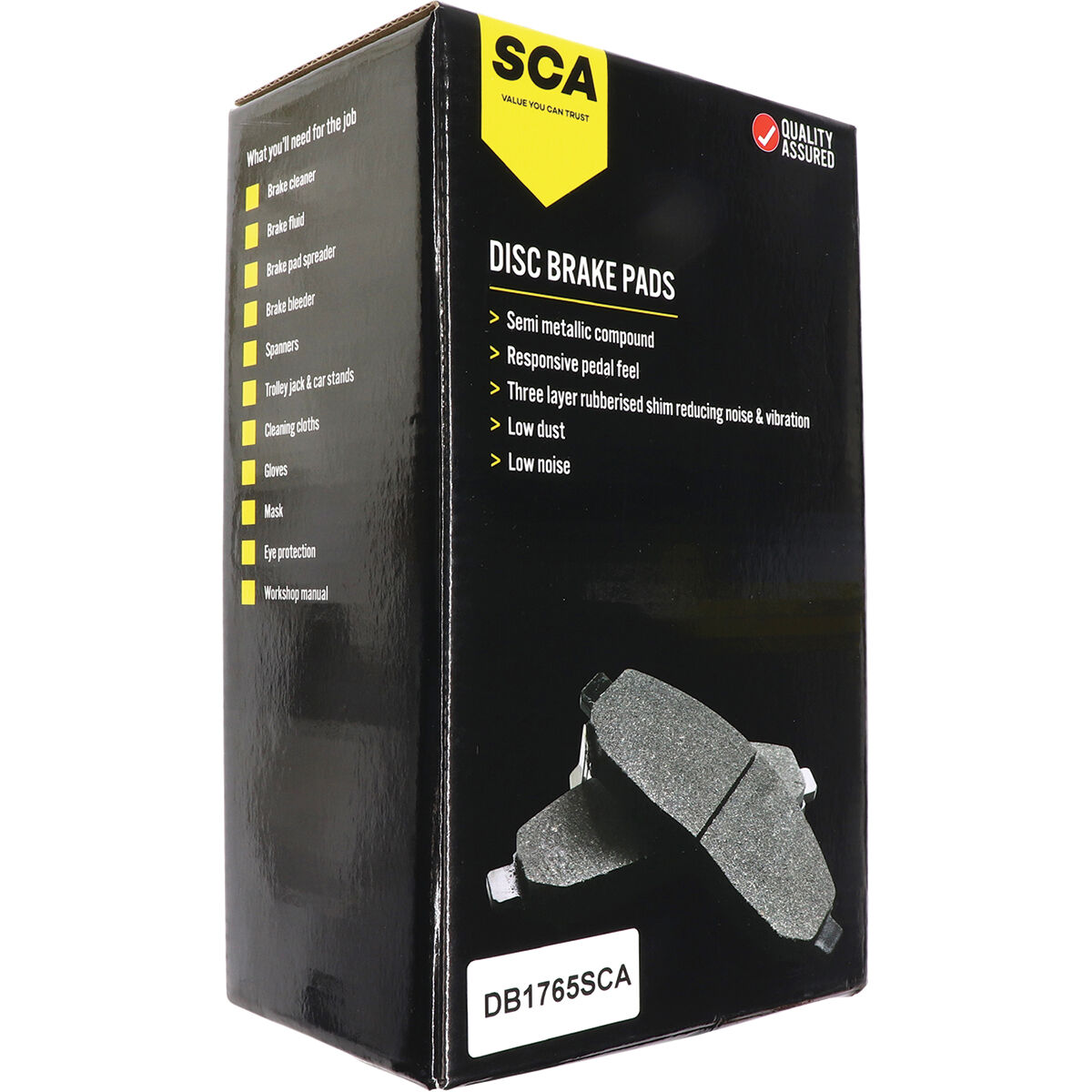 SCA Disc Brake Pads DB1765SCA, , scaau_hi-res
