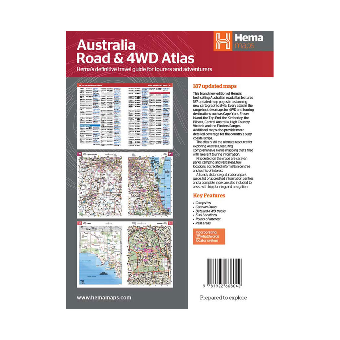 Hema Australia Road and 4WD Handy Atlas, , scaau_hi-res