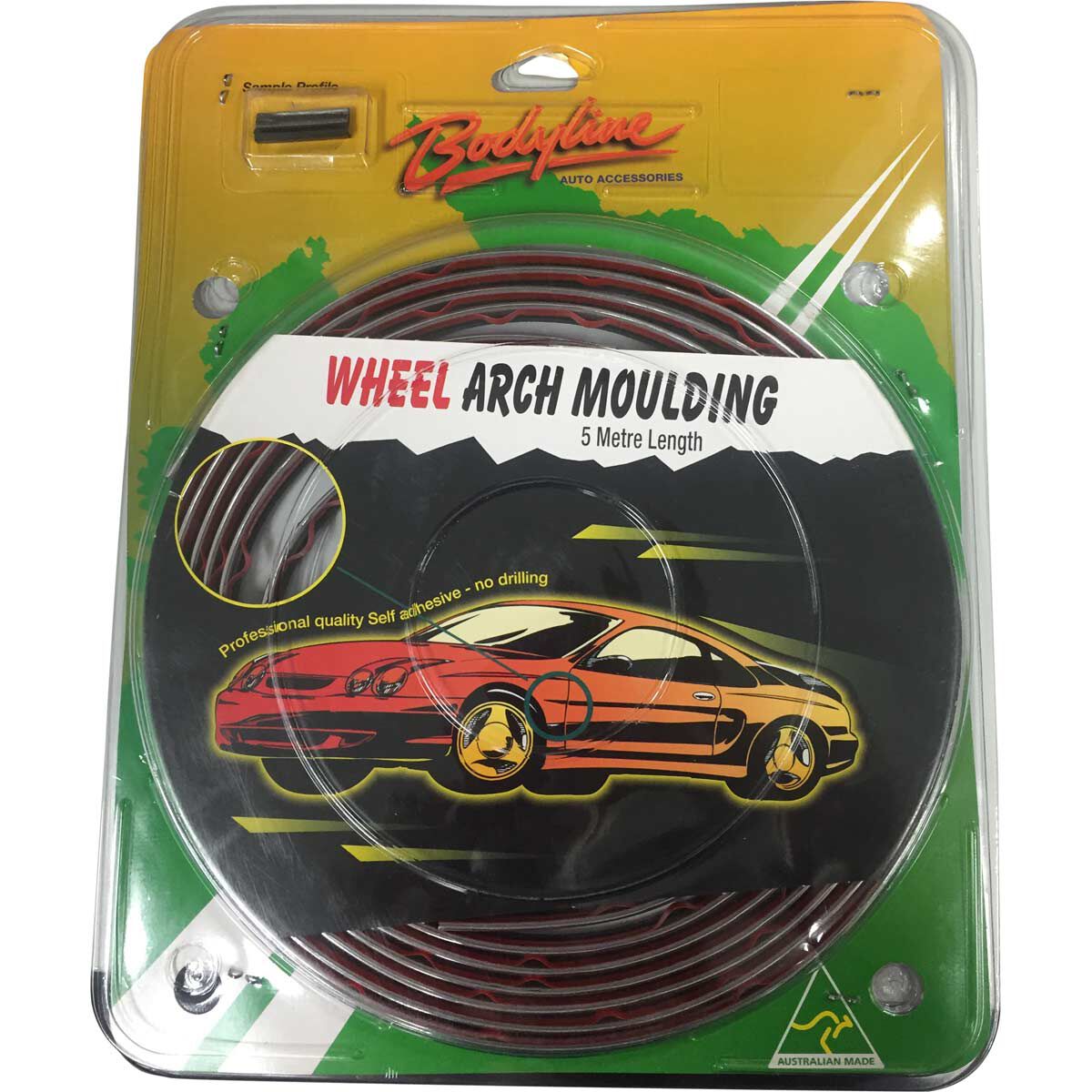 Bodyline Moulding Wheel Arch Black Chrome 5m Supercheap Auto