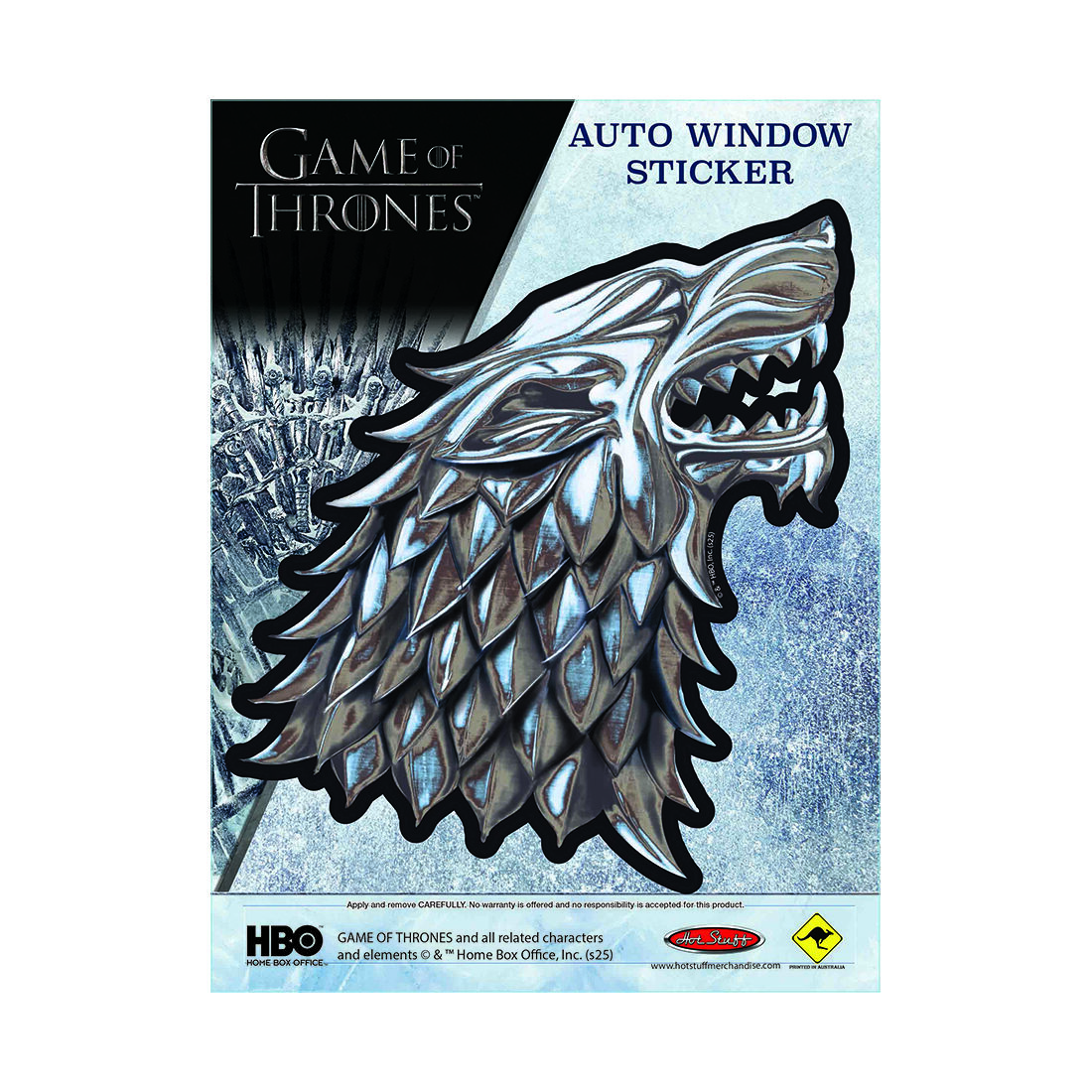 Sticker Game Of Thrones Wolf, , scaau_hi-res