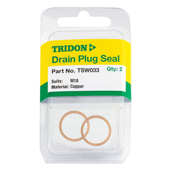 Tridon Oil Drain Plug Washer Pair TSW033, , scaau_hi-res
