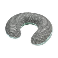 Cabin Crew Kids Neck Pillow Grey/Mint, , scaau_hi-res
