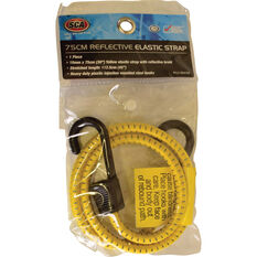 SCA Reflective Bungee Cord - 75cm, Yellow, , scaau_hi-res
