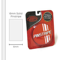 SAAS Pinstripe Solid White - 6mm x 10m, , scaau_hi-res