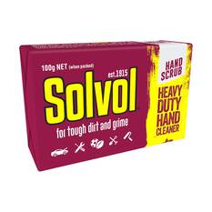 Solvol® Heavy Duty Hand Cleaner Bar 100g, , scaau_hi-res
