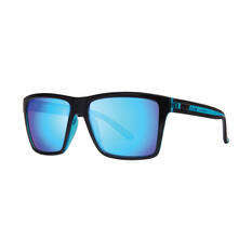 LOST Sunglasses Malibu Mirror Matt Black Blue, , scaau_hi-res