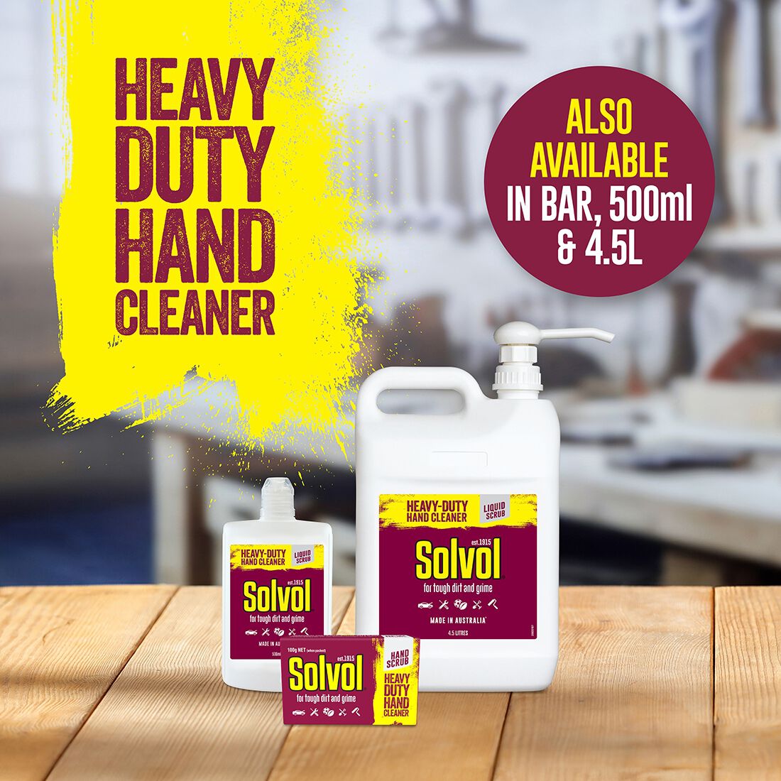 Solvol&reg; Heavy Duty Hand Cleaner Liquid 2 Litre, , scaau_hi-res