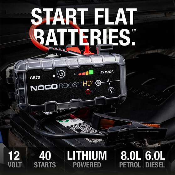NOCO Boost HD Lithium Jump Starter 12V 2000 Amp, , scaau_hi-res