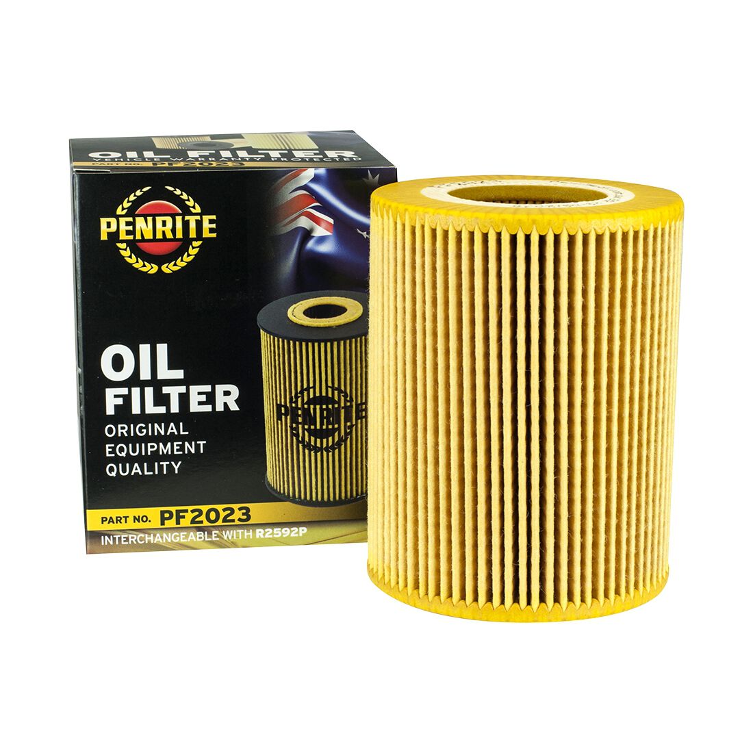 Penrite Oil Filter PF2023 (Interchangeable with R2592P), , scaau_hi-res