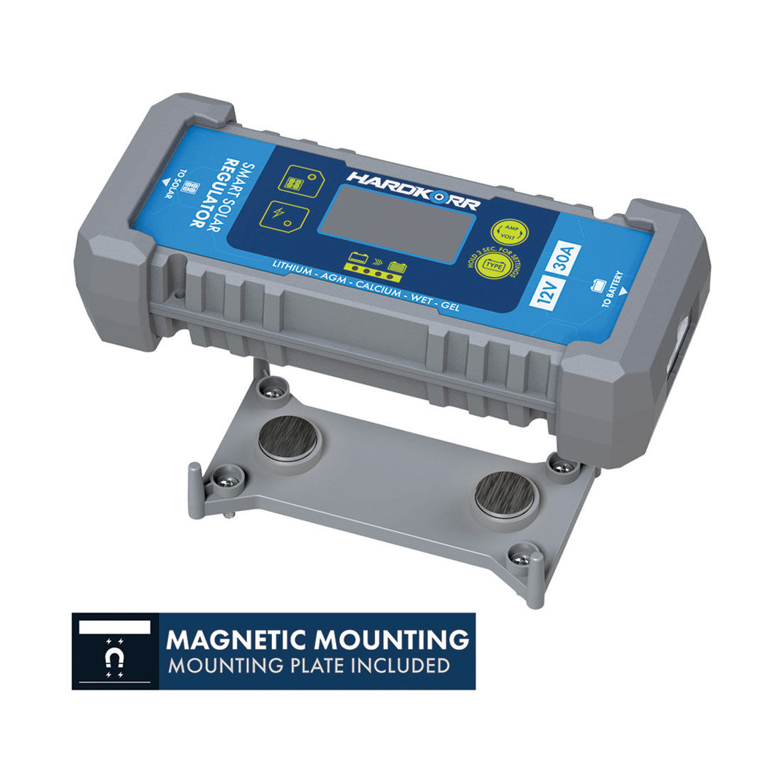 Hardkorr 30A 6 Stage PWM Solar Regulator, , scaau_hi-res
