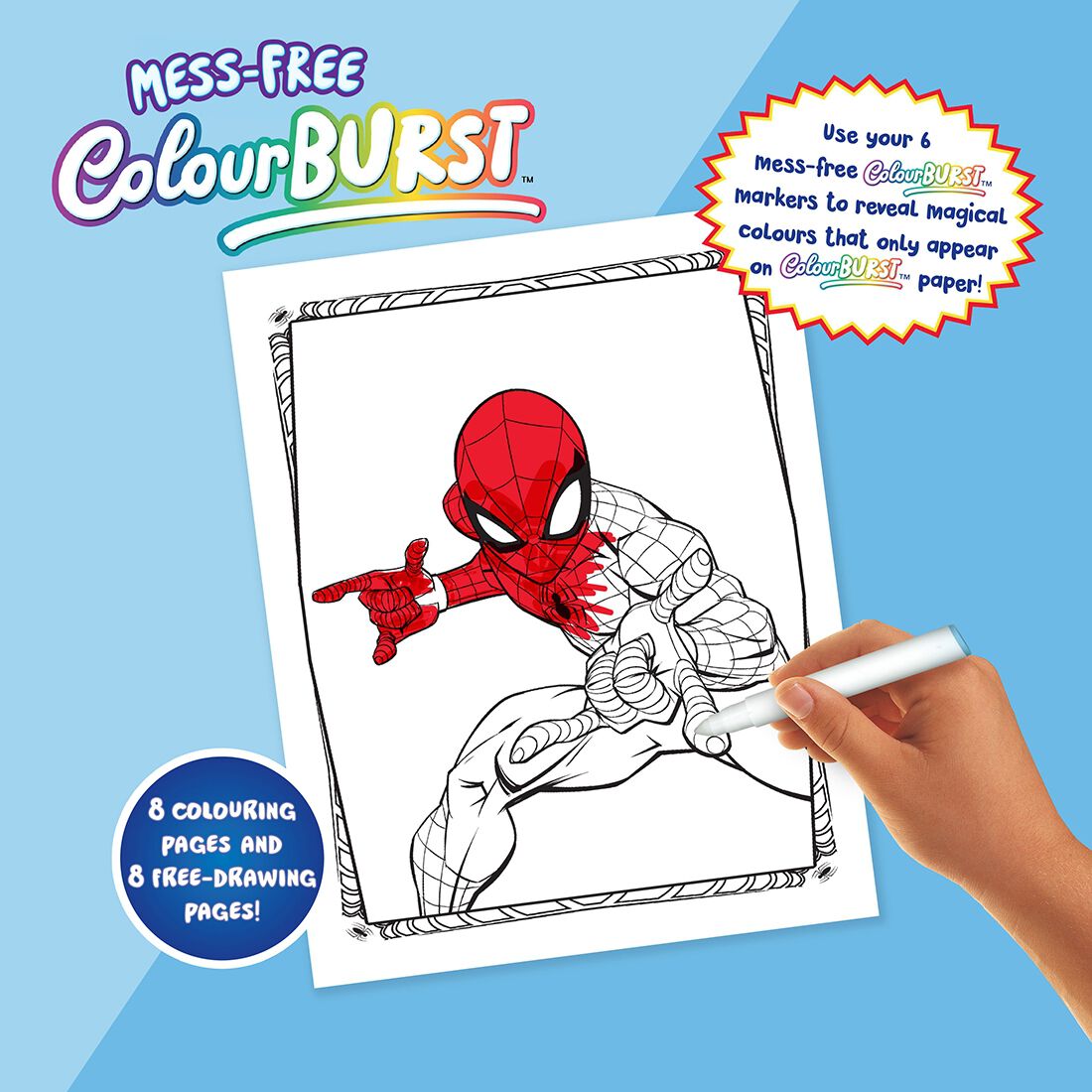 Colour Burst Spider-Man, , scaau_hi-res