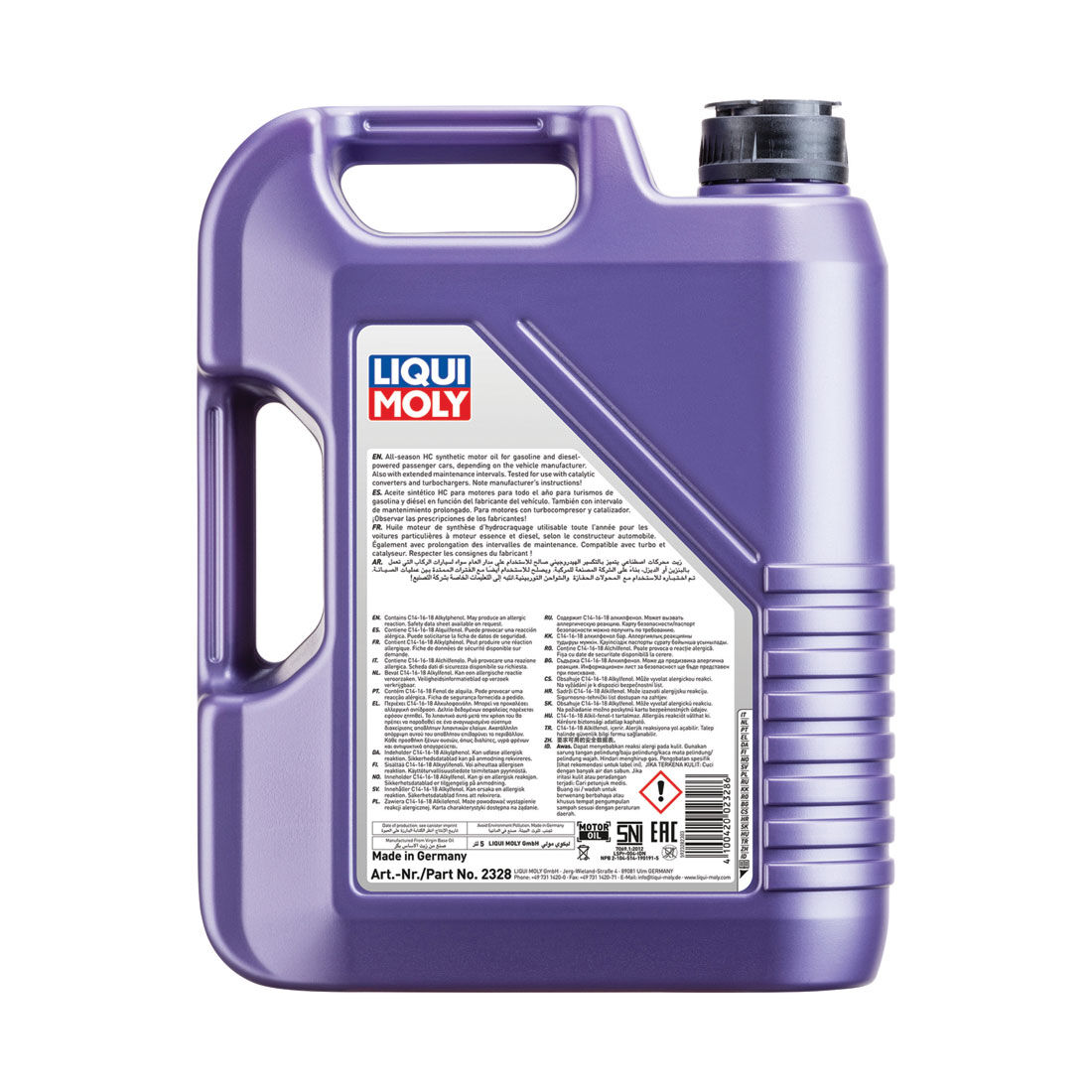 LIQUI MOLY High Tech 5W-40 5 Litre, , scaau_hi-res
