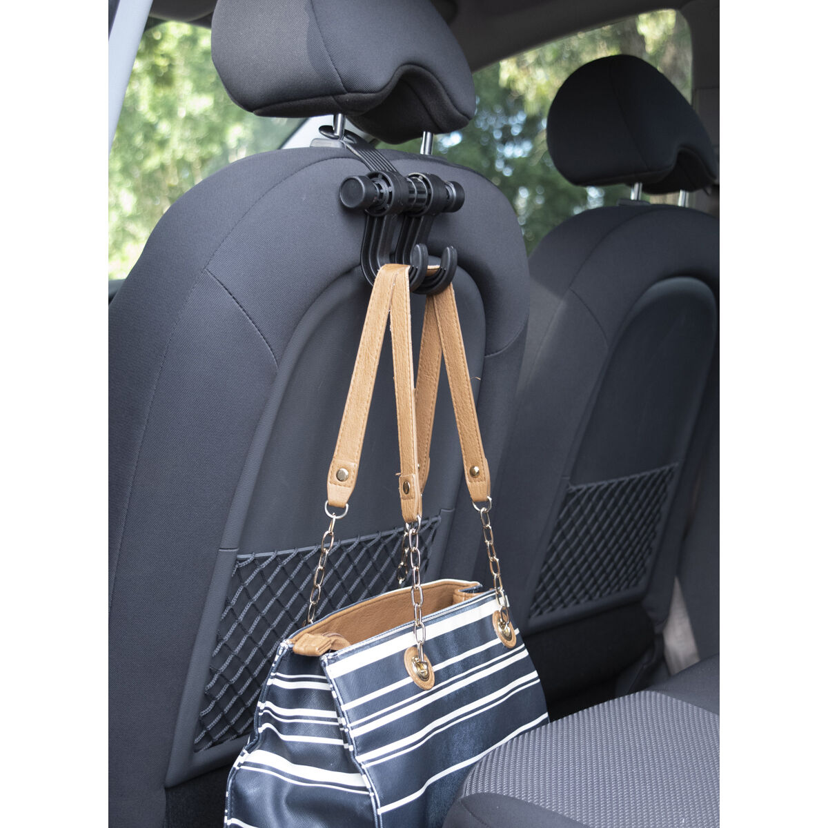 4-Pcs Car Hooks, Bling Car Hangers Seat Headrest Hooks Universal Backseat  Hanger Back Seat Holder for Bag Purse Cloth Groceries Coat, Green :  Amazon.co.uk: Automotive