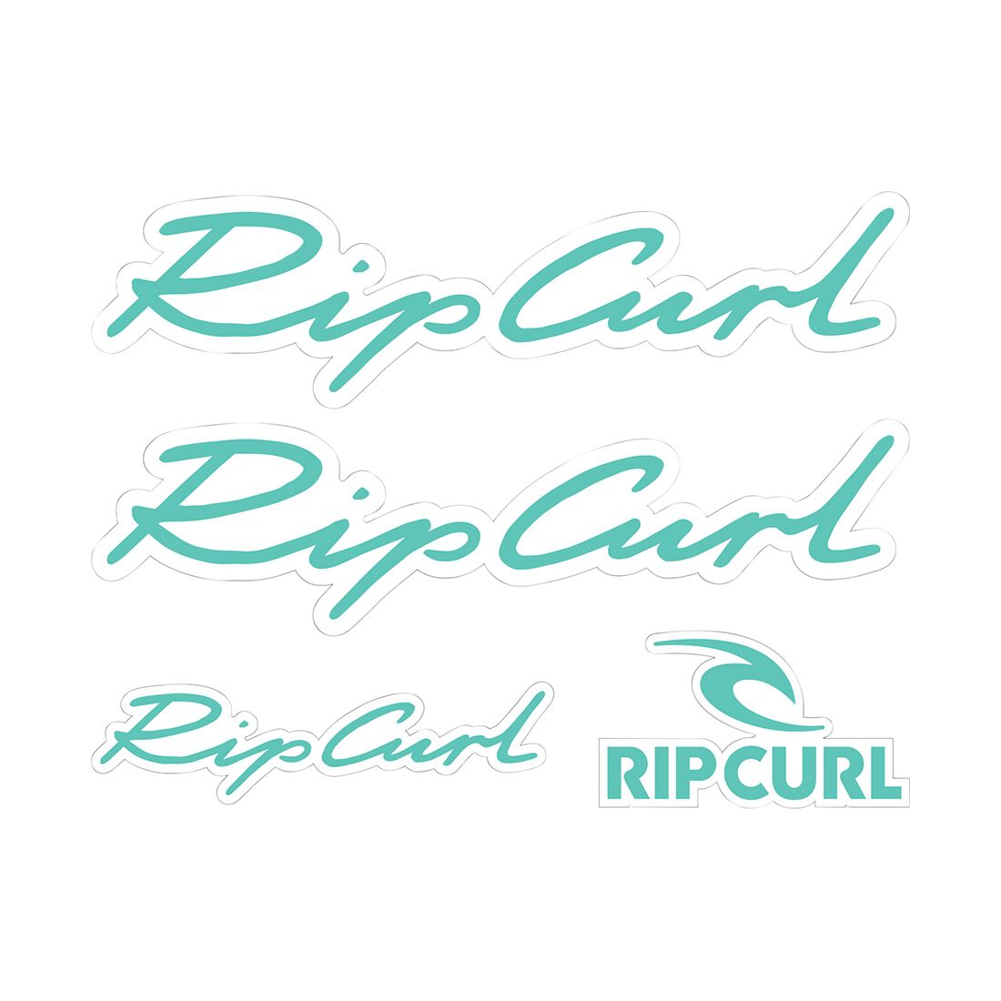 Rip Curl Script Sticker, , scaau_hi-res