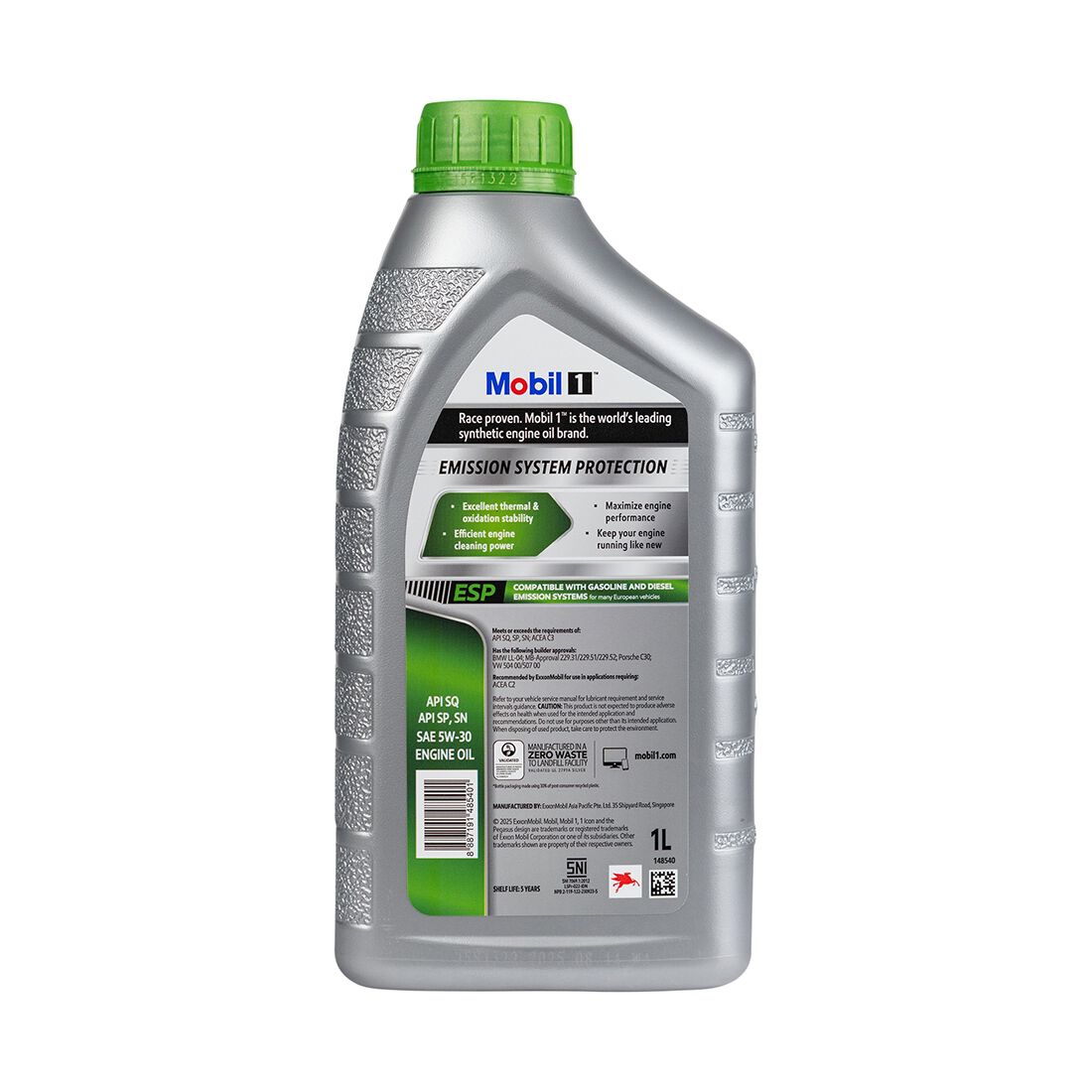 Mobil 1 ESP Engine Oil - 5W-30, 1 Litre, , scaau_hi-res