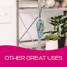 California Scents Novelty Hanging Sandal California Clean Car Air Freshener - 1PK, , scaau_hi-res